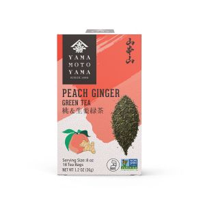 YMIY PEACH GINGER GREEN TEA BAG